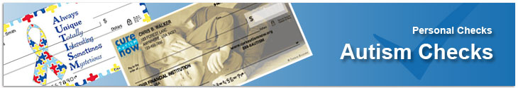 Order Autism Awareness Personal Checks