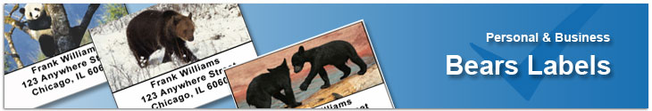 Bears Address Labels Address Label
