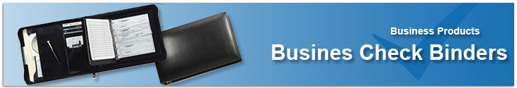Business Check Binders
