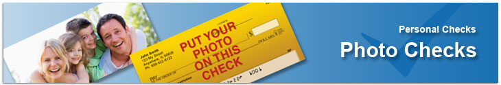 Use Your Own Photos to create a check
