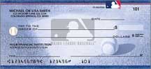 Baseball Themed Personal Checks
