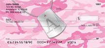 Dog Tag Monogram Personal Checks