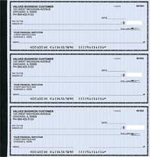 Order executive styled deskbook checks