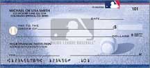 Major Leagues Baseball             
              Personal Checks