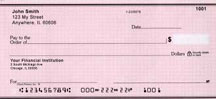 Pink Safety Personal Checks