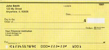Yellow Safety Personal Checks