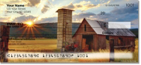 Order County Farm Life On Personal Checks - Barns and Landscape Discounted Checks