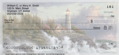 Christian - Thomas Kinkade's Lighthouses Inspirational Christian Checks
