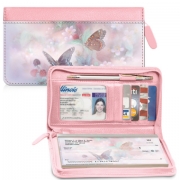 Learn more about Lena Liu's Enchanted Wings Zippered Checkbook Cover
