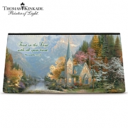 Learn more about Thomas Kinkade Faith for all Seasons Cosmetic Tote Bag