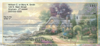 Thomas Kinkade's Seasons of Reflection Checks