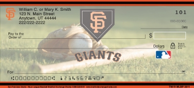 SF Giants(TM) Major League Baseball(R) Checks