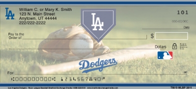 Los Angeles Dodgers(TM) Major League Baseball(R) Checks