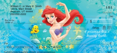 Disney The Little Mermaid Checks