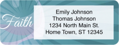 Faith Hope Christ Return Address Label
