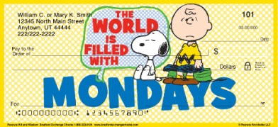 Peanuts Wisdom and Wit Checks