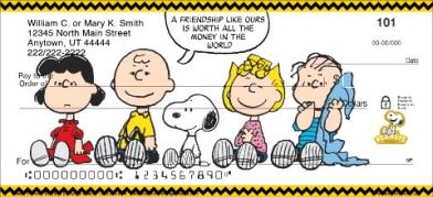 Classic Peanuts Checks
