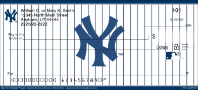 New York Yankees(TM) MLB(R) Logo Checks