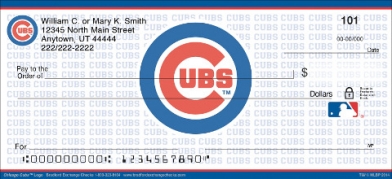 Chicago Cubs(TM) MLB(R) Logo Checks