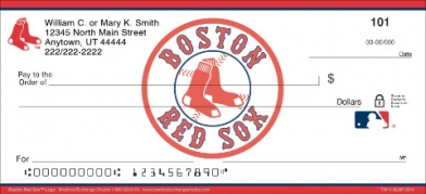 Boston Red Sox(TM) MLB(R) Logo Checks