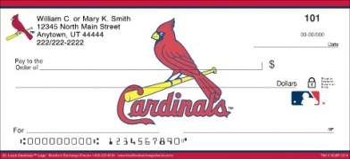 St. Louis Cardinals(TM) MLB(R) Logo Checks