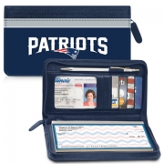 Learn more about New England Patriots NFL Zippered Wallet