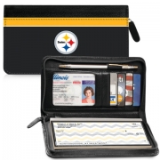 Learn more about Pittsburgh Steelers NFL Zippered Wallet