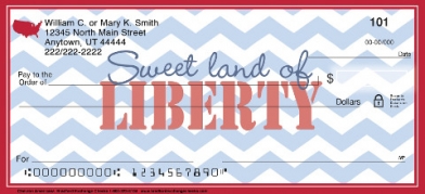 Chevron Americana Checks