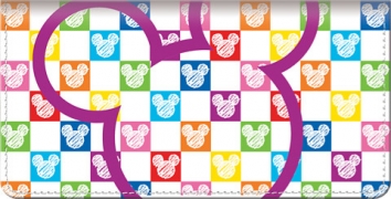 Mickey Mouse Icons Checkbook Cover