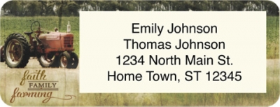 Faith Family Farming Return Address Label