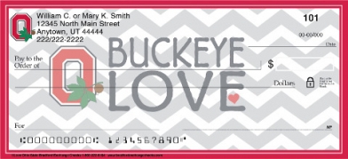 I Love Ohio State Chevron Checks