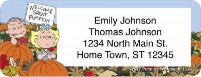 Learn more about Peanuts - It's the Great Pumpkin Address Labels