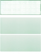 Green Safety Blank Stock for Computer Voucher Checks Top Style