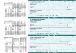 Learn more about Teal Marble Payroll Business Checks