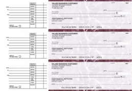 Learn more about Burgundy Marble Accounts Payable Business Checks