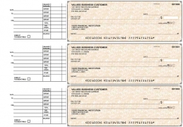 Tan Parchment Accounts Payable Business Checks