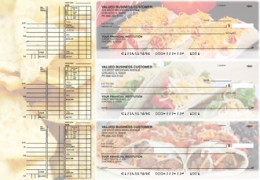Learn more about Mexican Cuisine Multi Purpose Designer Business Checks