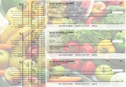 Learn more about Fresh Produce Multi Purpose Designer Business Checks