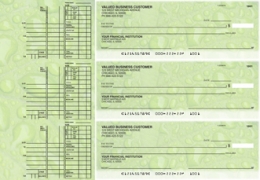 Leaf Multi Purpose Designer Business Checks