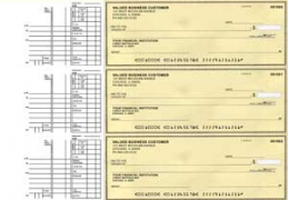 Yellow Safety Multi Purpose Business Checks