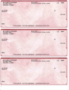 Learn more about Burgundy Marble 3 Per Page Laser Checks