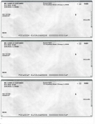 Learn more about Gray Marble 3 Per Page Laser Checks