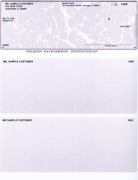 Violet Marble Laser Business One Per Page Voucher Checks - Top Style