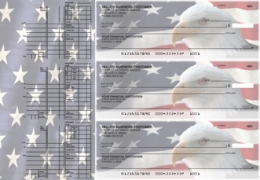 American Flag Multi Purpose Designer Business Checks