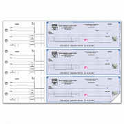 Deluxe High Security 3-On-A-Page Business Size Checks