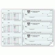 3-On-A-Page Salary Payroll Check