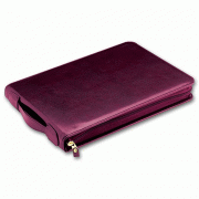 Learn more about 3-On-A-Page Zippered Leather Portfolio