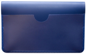 Learn more about Blue Vinyl Debit Card Cover