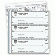 Learn more about Desk Set Checks 3-On-A-Page Business Size Checks with Deposit Tickets 1