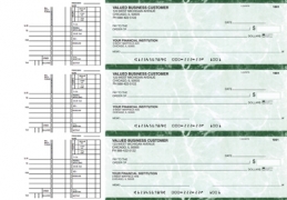 Learn more about Green Marble Multi Purpose Business Checks